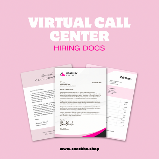 Virtual Call Center Hiring Docs