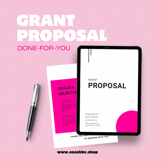 Done-For-You Grant Proposal